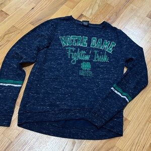 Notre Dame Women's Navy Sweater